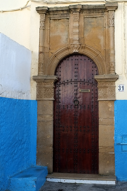 Une vieille maison (1378) de la Kasbah des Oudayas à Rabat