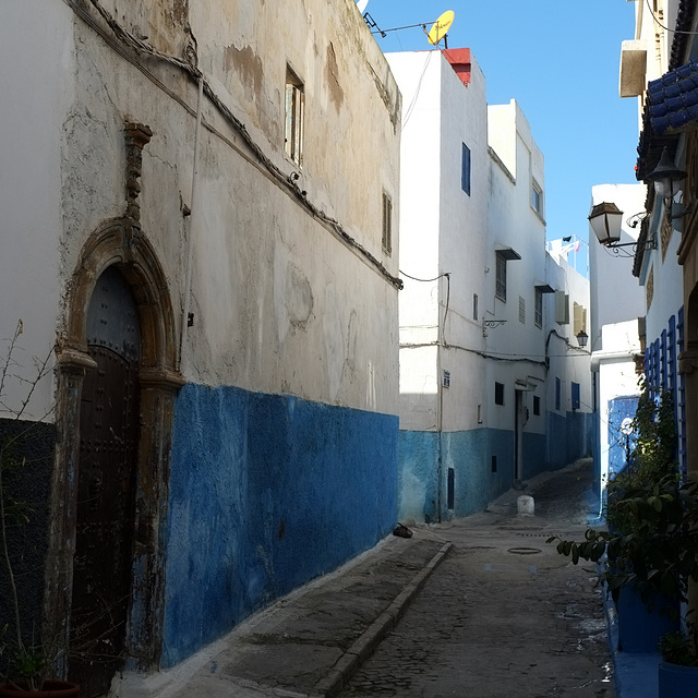 Dans les ruelles de la Kasbah des Oudayas