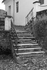 die Treppe im Burg Palanok