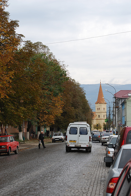 Swaljawa. Hauptstraße