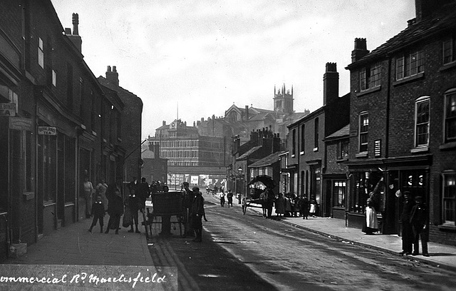 Commercial Road Macclesfield c1900