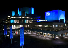 National Theatre in blue