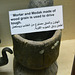 Fujairah 2013 – Fujairah Museum – Mortar and Medak made of wood grain is used to drive tough