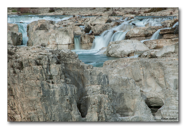 La Cèze "Cascades du Sautadet " 26/01/2014