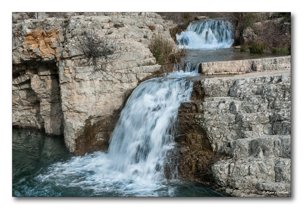 La Cèze "Cascades du Sautadet " 26/01/2014