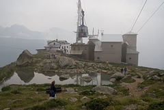 Cablecar Station in the Mist