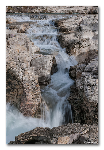 La Cèze "Cascades du Sautadet " 26/01/2014