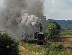 Climbing to Wittersham Road