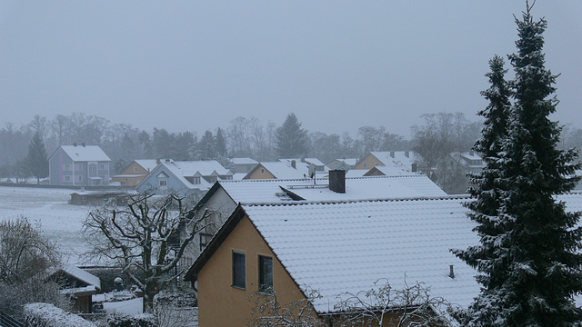 Winter über Nacht