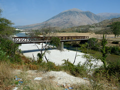 Near Gjirokastra- Bridge over the almost dry River Drin