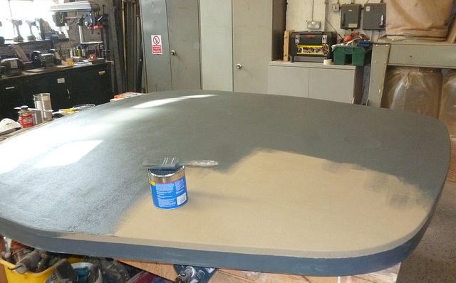 SSW - undercoating the canvas