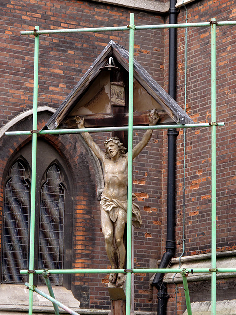 Jesus on the Scaffolding