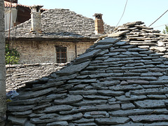 Gjirokastra- Patterns on a Roof