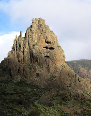 Bei Imada. Ein versteinerter Riesen-Guanche mit sehr schlechter Laune? ©UdoSm