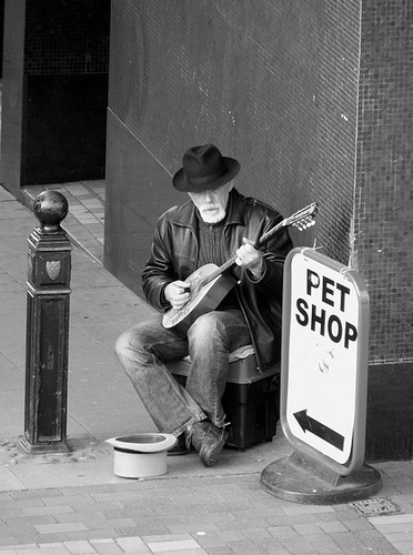 Grayscale Pet Shop Boy