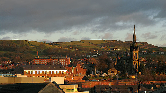 Late afternoon over St Paul's Church