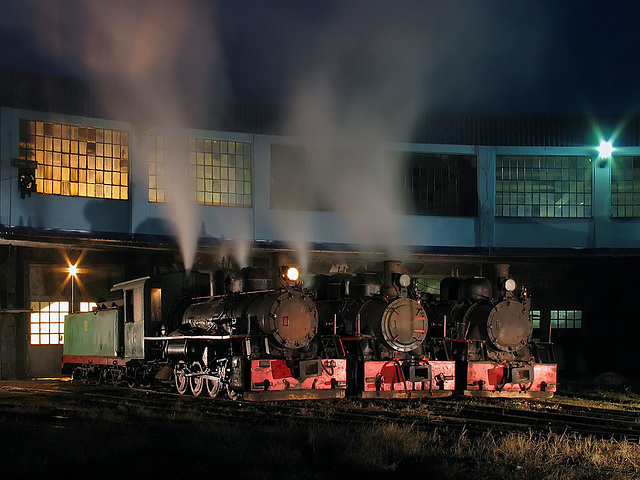 Evening at Kostolac shed