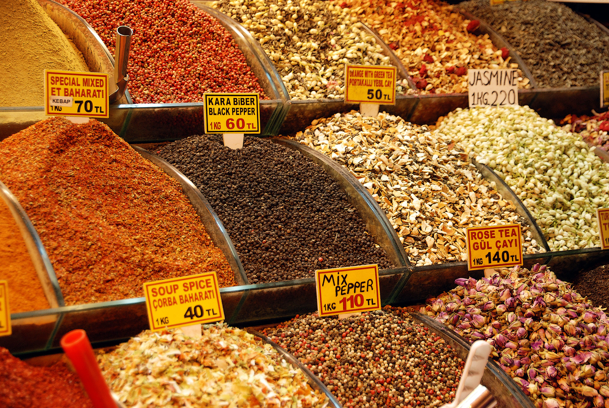 Le marché aux épices à Istanbul