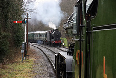 44422 arrives at Consall
