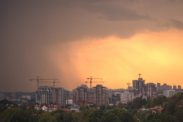 die Atmosphärenfront