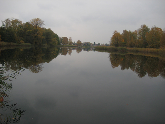 Sperenberg - Krummer See in Richtung Kirche