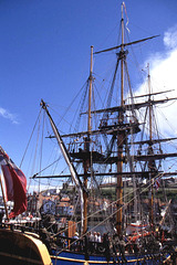 Replica of Captain Cook's 'Endeavour'