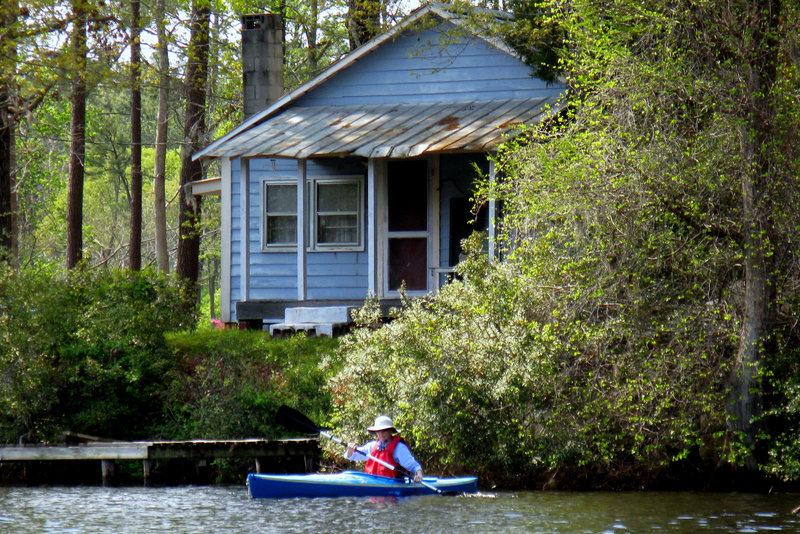 Cabin by the creek