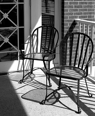 Chairs, Hilton patio
