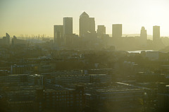 Canary Wharf, morning