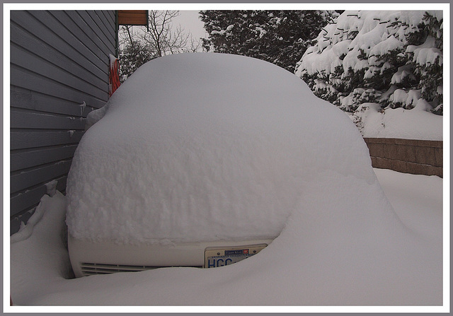 My car in Lac La Hache, BC