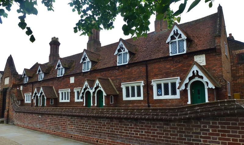 wynne's almshouses, baldock, herts.