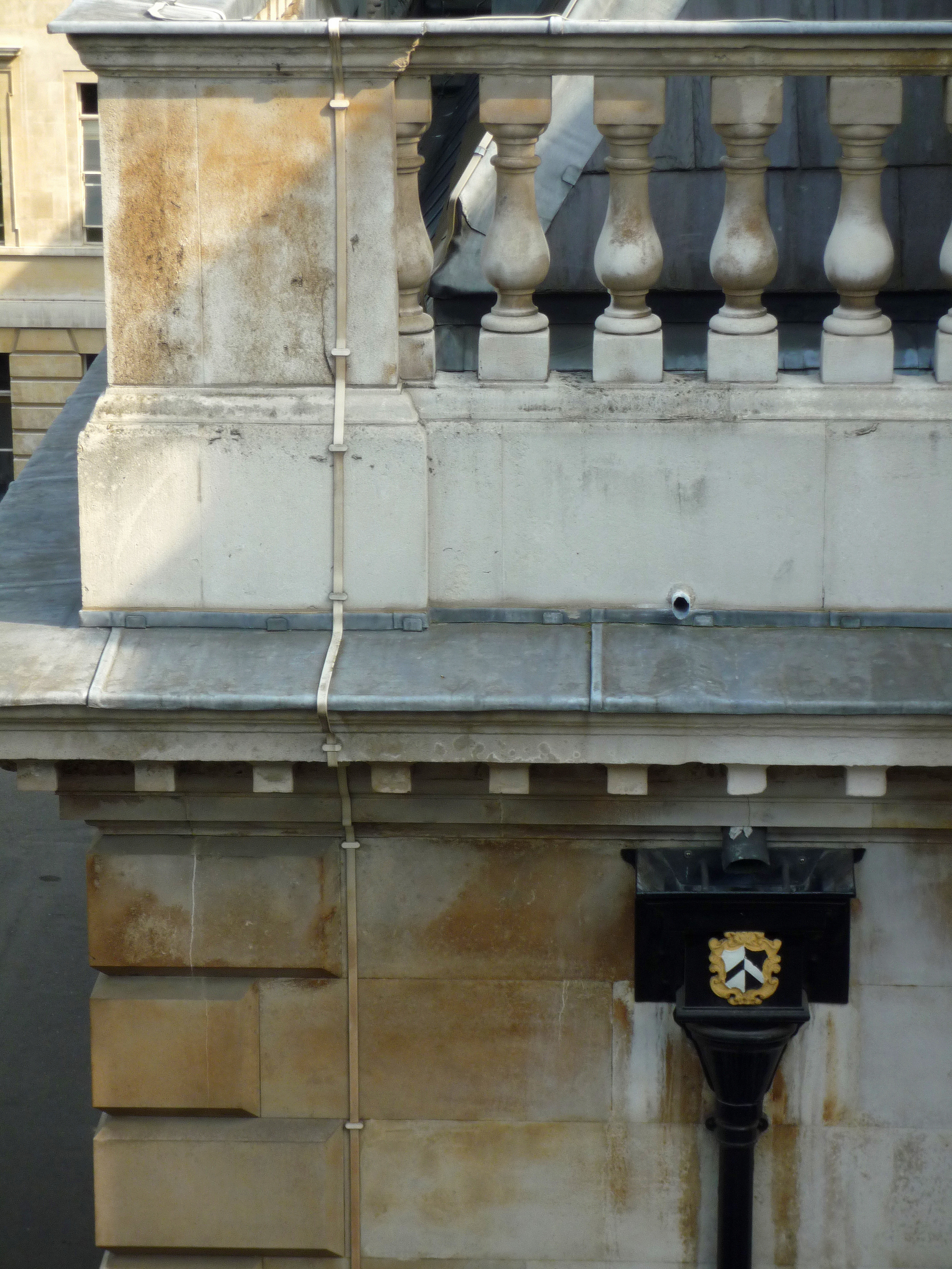 Drain hopper with Barts shield