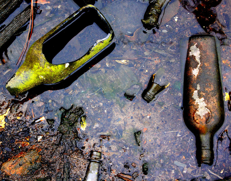 Bottles, Lawson Creek