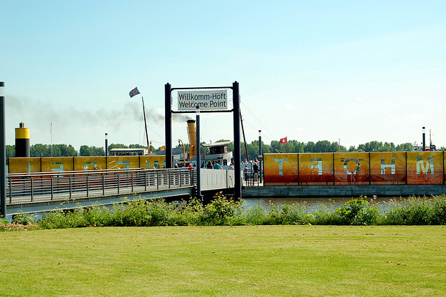 Radtour an der Elbe lang