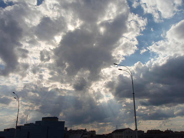 der Himmel über Podol (Kiew)