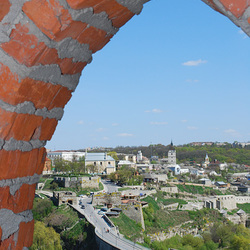Fenster in Kamjanez-Podilskyj Festung