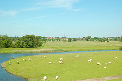 Radtour an der Elbe lang