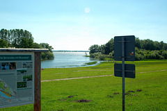 Radtour an der Elbe lang