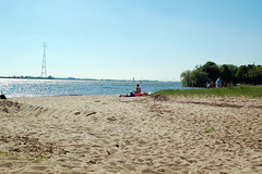 Radtour an der Elbe lang