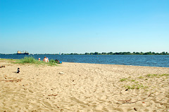 Radtour an der Elbe lang