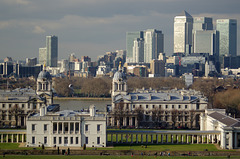 Canary Wharf from Greenwich Park