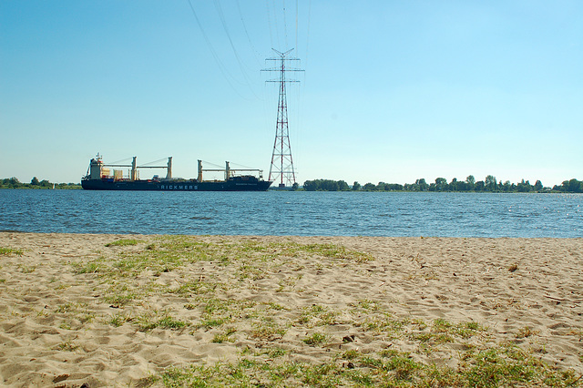 Radtour an der Elbe lang