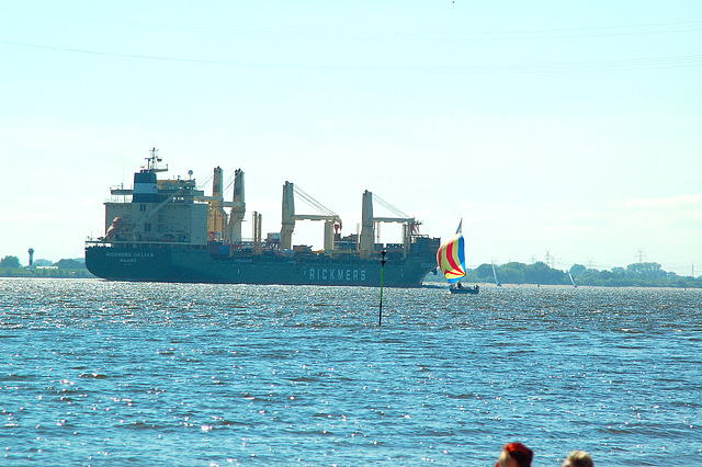 Radtour an der Elbe lang