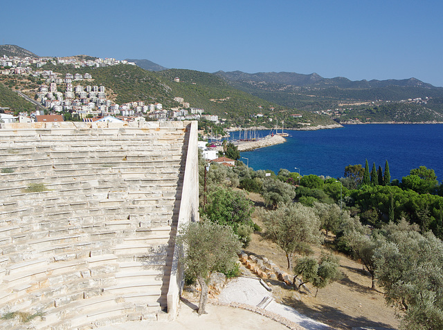 looking towards Kaş harbour