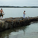 Crabbing off the Old Quay 1