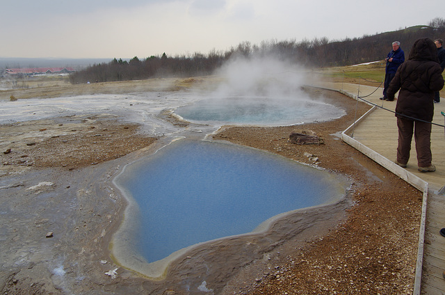 Blue pools