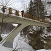 Brücke über den Wasserfall Probij