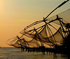Chinese Fishing Nets at Sundown