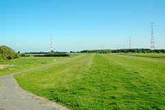 Radtour an der Elbe lang