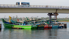 Fishing Boats in Cochin Harbour #1